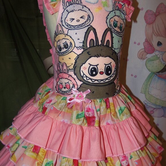 Labubu Little Girl Dress  Size   4t  NEW - Picture 4 of 4
